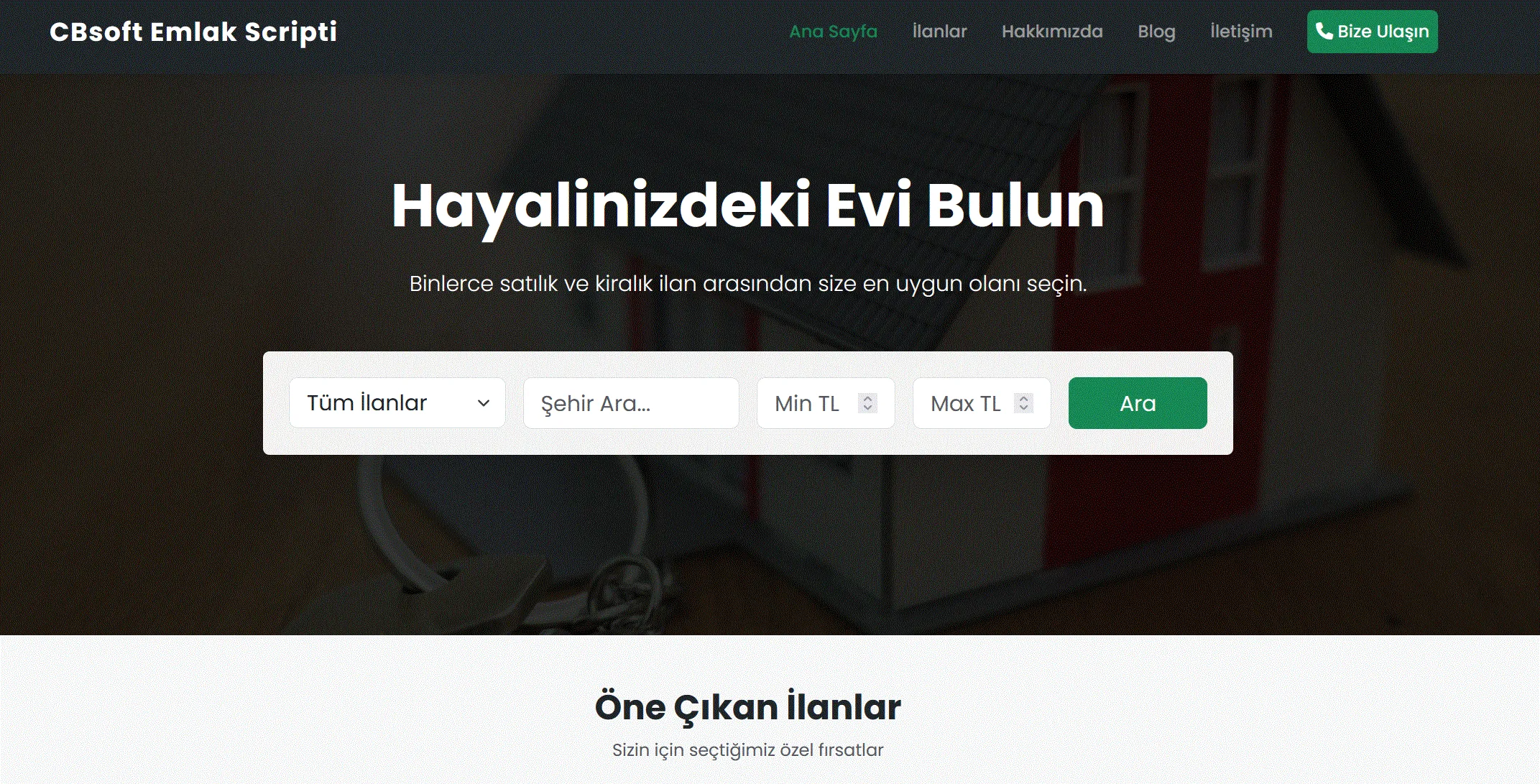 CBsoft Emlak Scripti